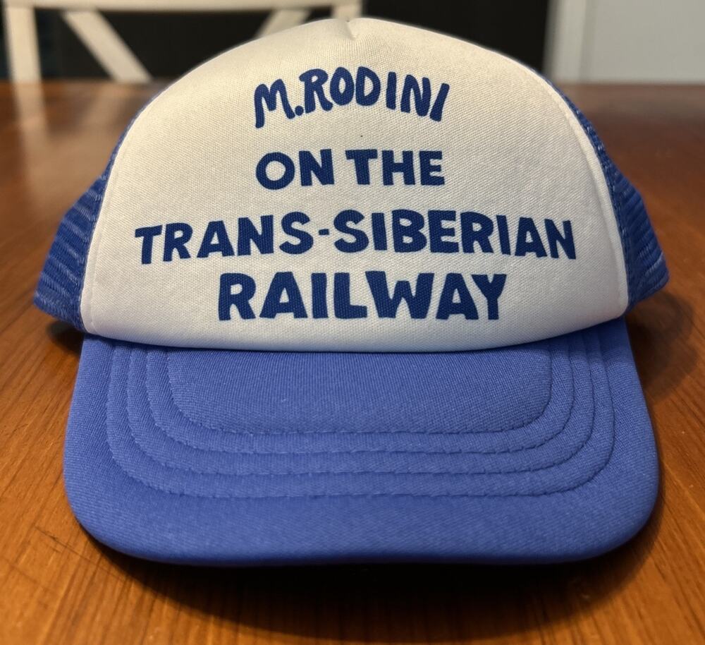 Mini Rodini On The Trans Siberian Railroad Trucker Hat 3M-3Y